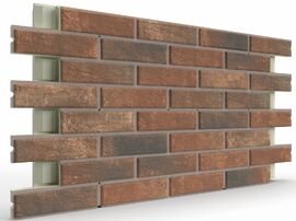Купить клинкерные термопанели с плиткой Элемент Клинкер Loft Brick Chili